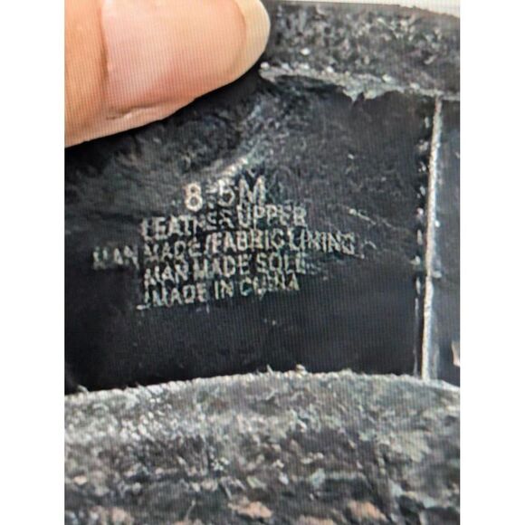 Gianni Bini Women's Black Suede Peep-Toe High Heel Booties 8.5 - Picture 6 of 8